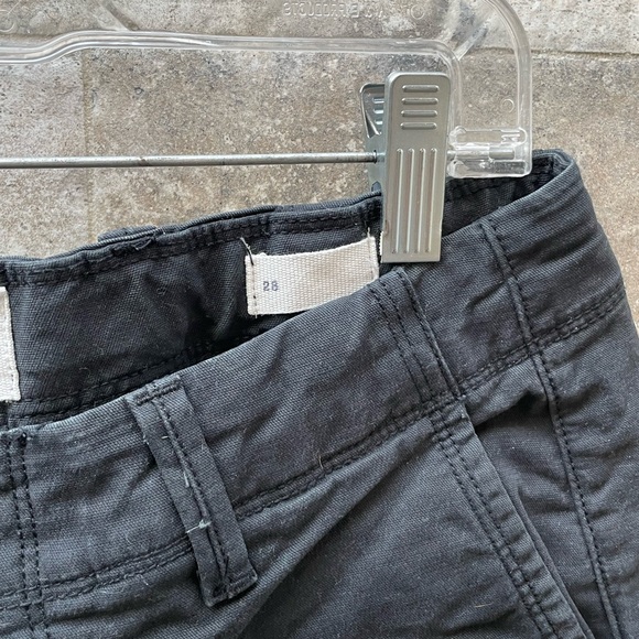 ❤️ GAP MENS FRONT FLAP BLACK SHORTS SIZE 28 - Picture 2 of 5